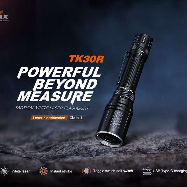 Fenix TK30R Tactical White Laser Rechargeable Flashlight