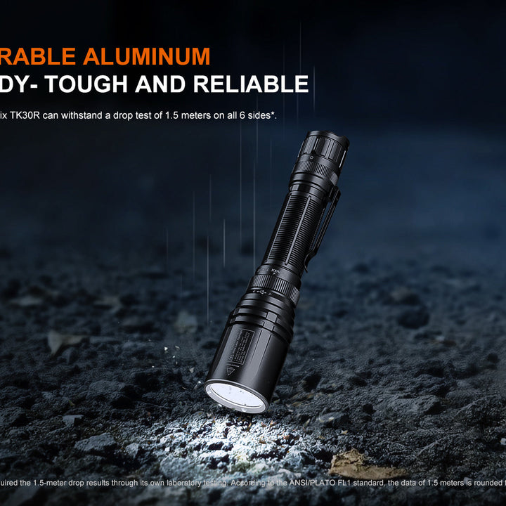 Fenix TK30R Tactical White Laser Rechargeable Flashlight