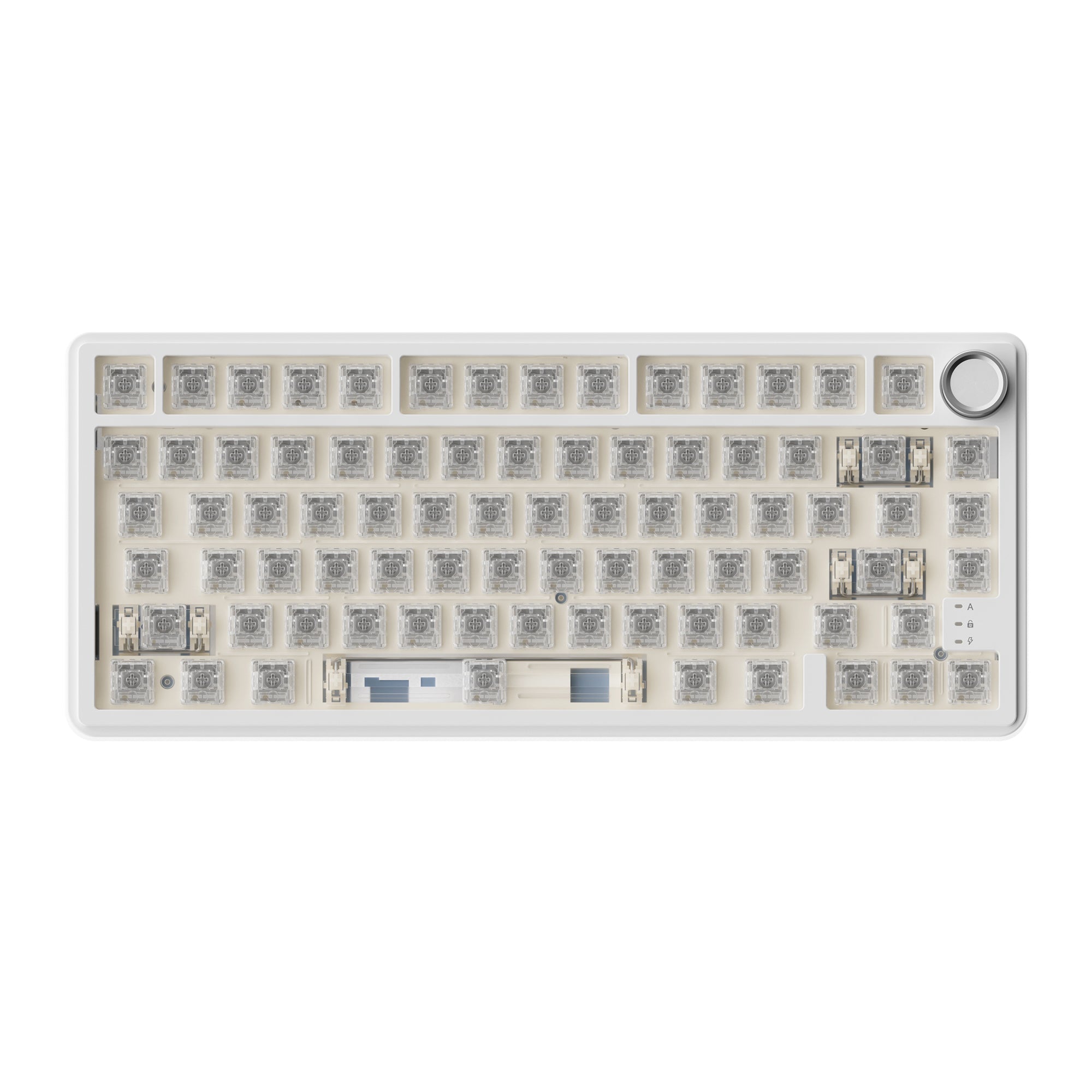 XVX M75 Lumina 75% Tri-Mode RGB Mechanical Keyboard with Knob