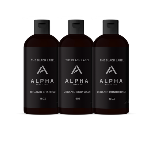 Black Label Shower Set