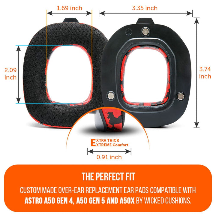 Astro A50 Gen 4, Gen 5 and A50X Earpads - WC FreeZe Cooling Gel
