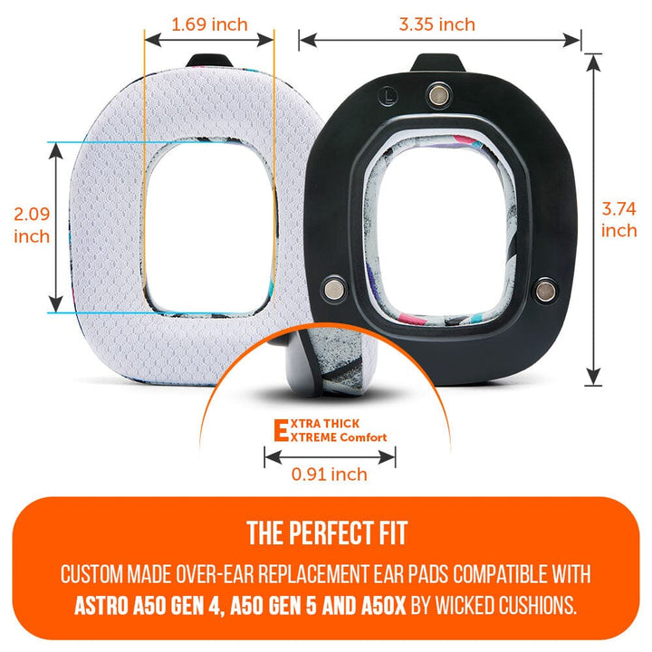 Astro A50 Gen 4, Gen 5 and A50X Earpads - WC FreeZe Cooling Gel