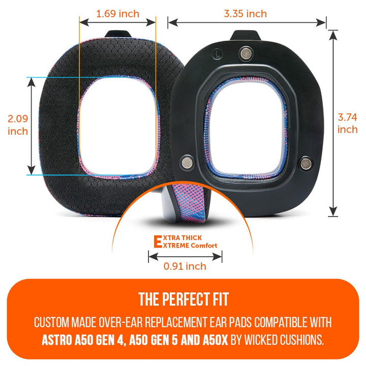 Astro A50 Gen 4, Gen 5 and A50X Earpads - WC FreeZe Cooling Gel