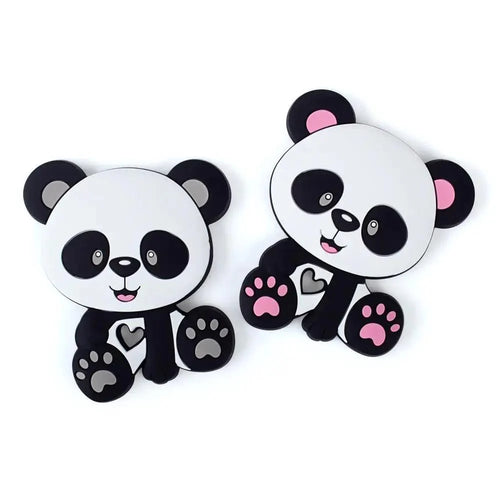Baby Silicone Teethers BPA Free Teething Toy Animals Koala Bear Dog Teether Silicone Beads