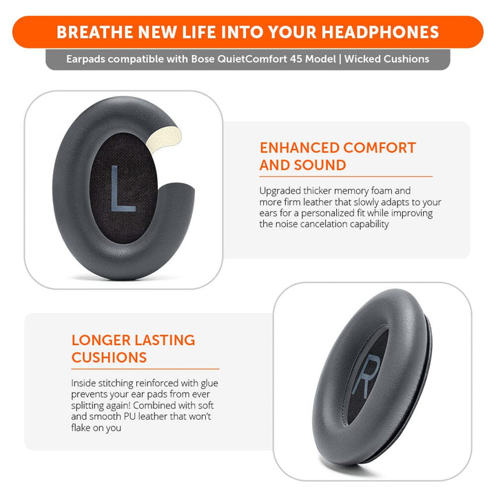 Bose QC45 Replacement Ear Pads