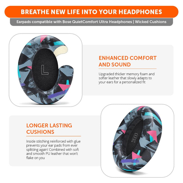 Bose QuietComfort Ultra Gen 1 & Gen 2 Earpads - WC PadZ QC Ultra