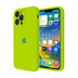 iPhone Camera Protection Silicone Case (Fluorescent Green)