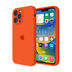iPhone Camera Protection Silicone Case (Orange)