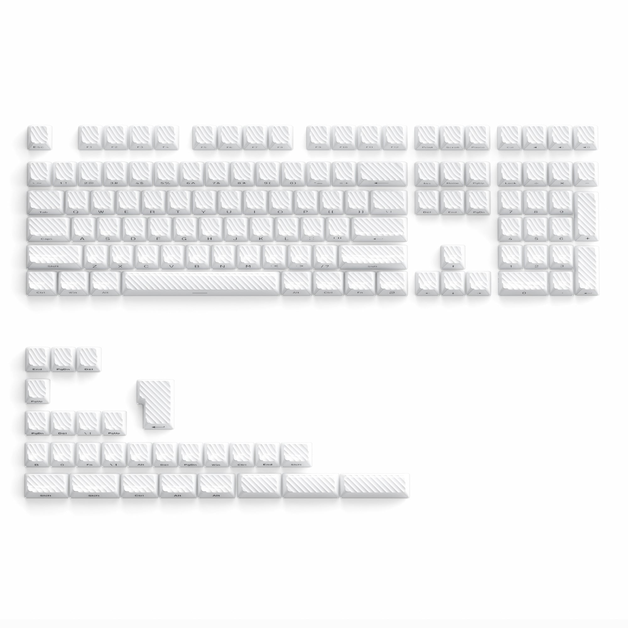 XVX Magic Wave OEM Profile Side-Printed 136-Key PC Keycap Set