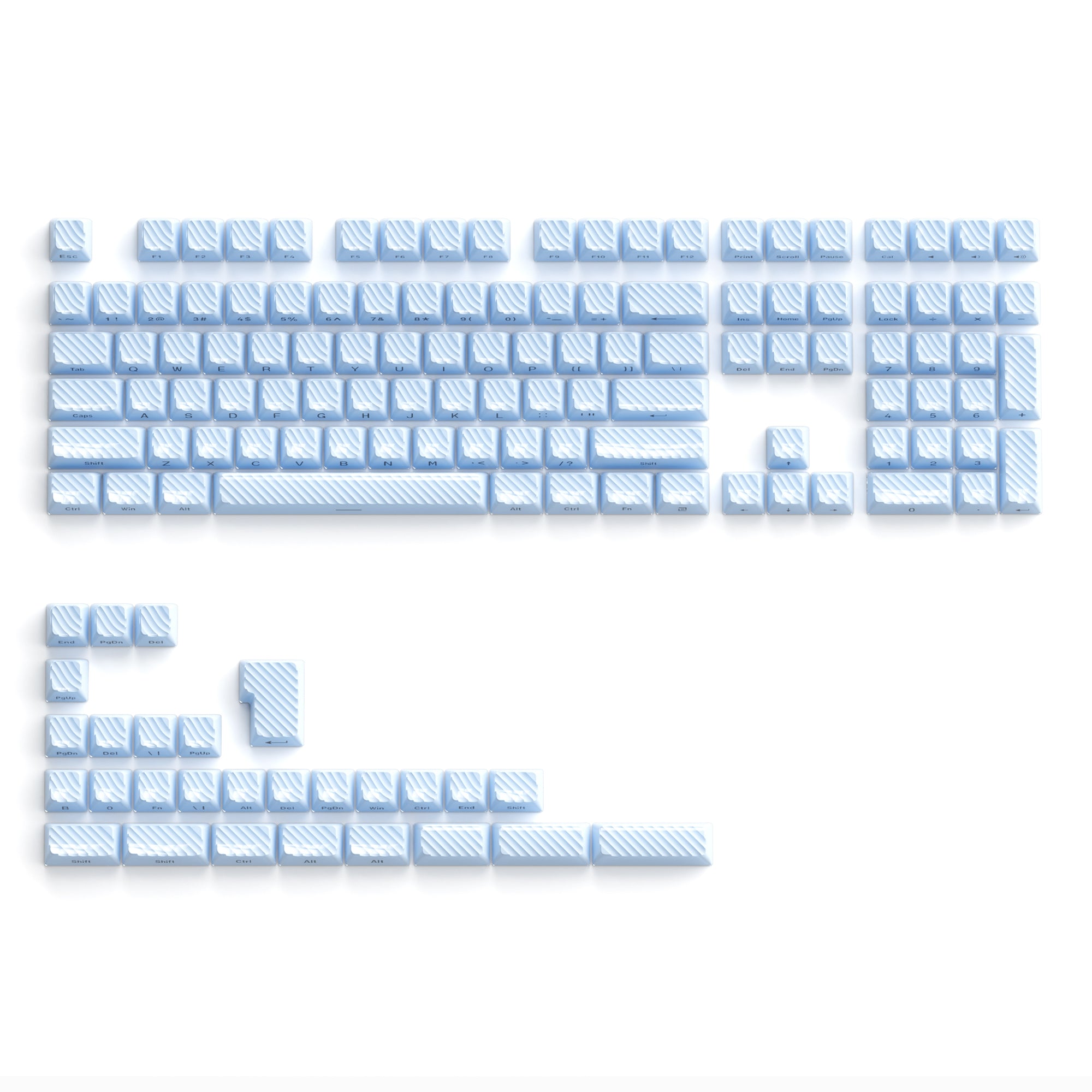 XVX Magic Wave OEM Profile Side-Printed 136-Key PC Keycap Set