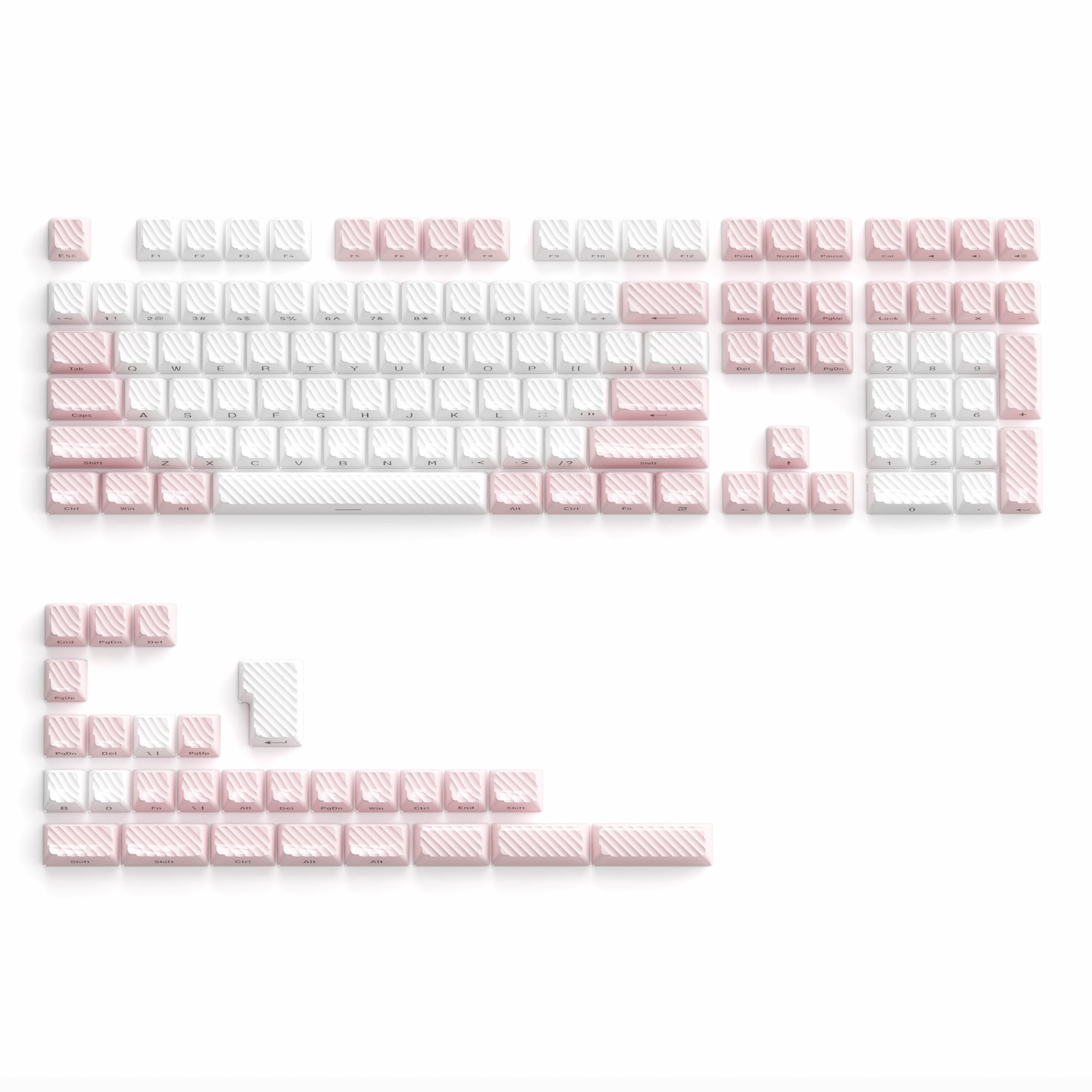 XVX Magic Wave OEM Profile Side-Printed 136-Key PC Keycap Set