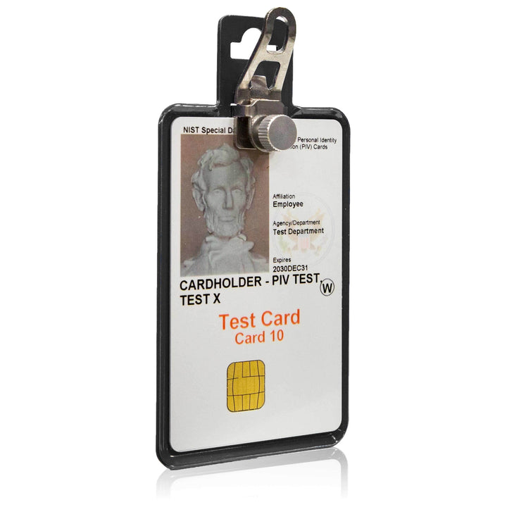 All Metal Magnetic Badge Holder - RFID Secure Badge Holder Genesis™ with BloxProx™