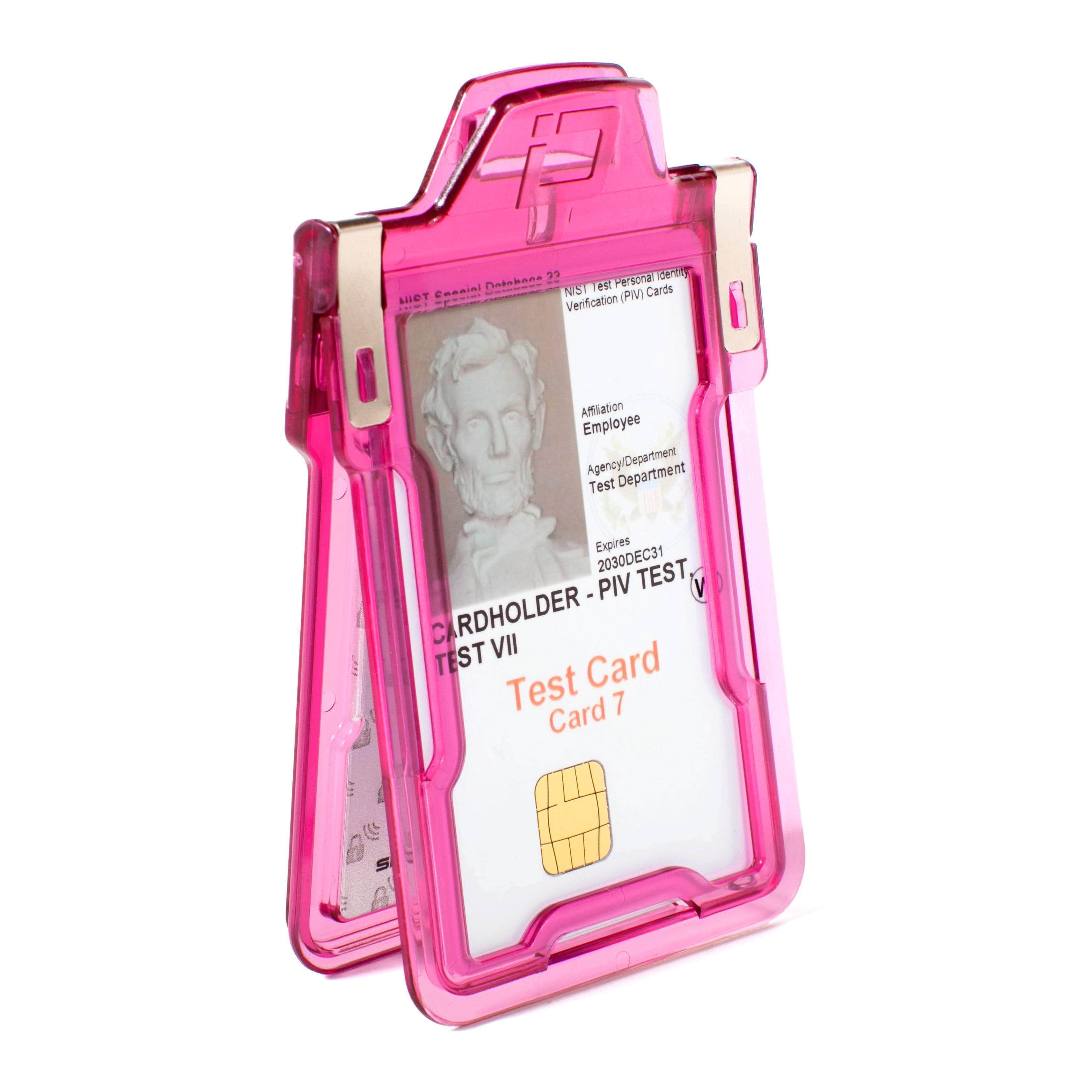 Secure Badge Holder Classic with BloxProx™ - Protects 125Khz HID Prox 1 ID Card Holder