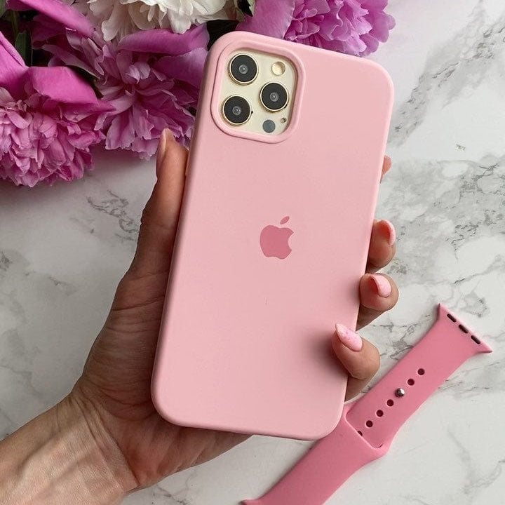 iPhone Silicone Case (Candy Pink)