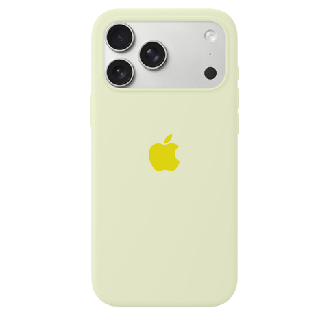iPhone Silicone Case (Creamy Yellow)