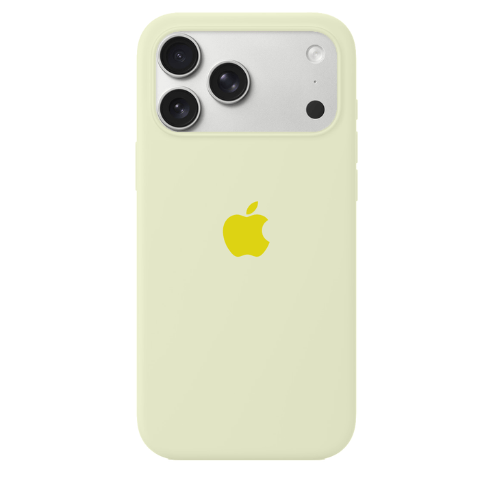 iPhone Silicone Case (Creamy Yellow)