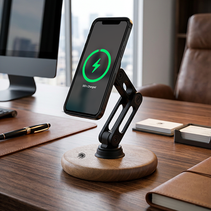 Oak ClikDock Wireless Stand