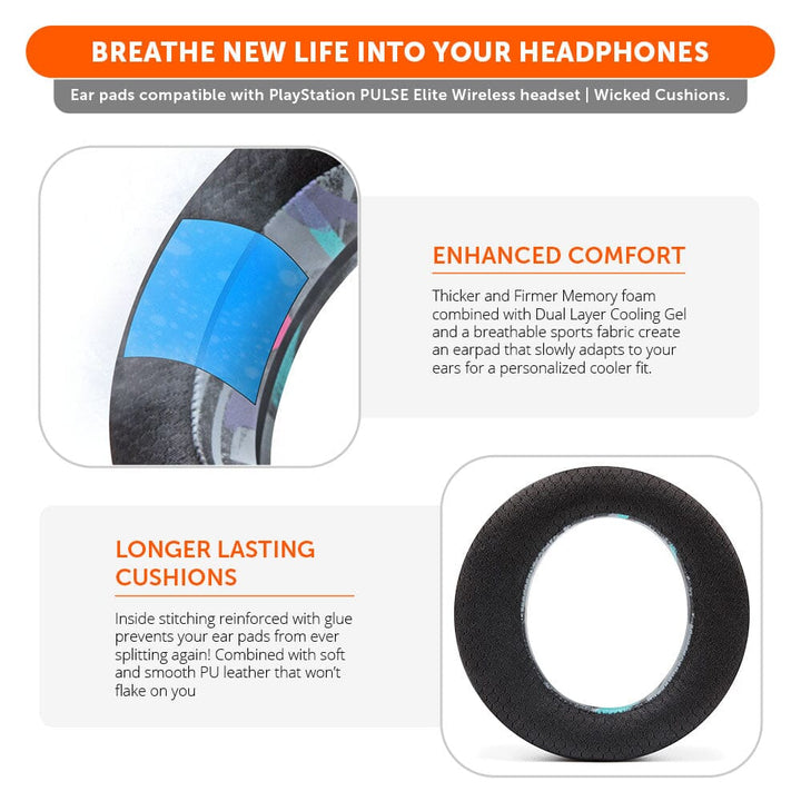 PlayStation Pulse Elite Cooling Gel Earpads - WC FreeZe Pulse Elite
