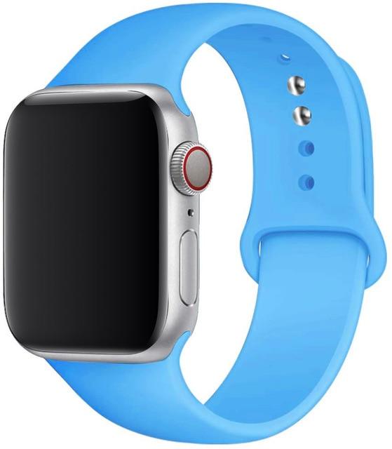Silicone Strap Apple Watch Bands