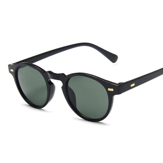 Round Sunglasses For Men Eyeglasses For Men/women Luxury Sun Glasses For Men Sunglasses for Women Men, Vintage Square Frame Shades with UV400 Protection Flat Lens