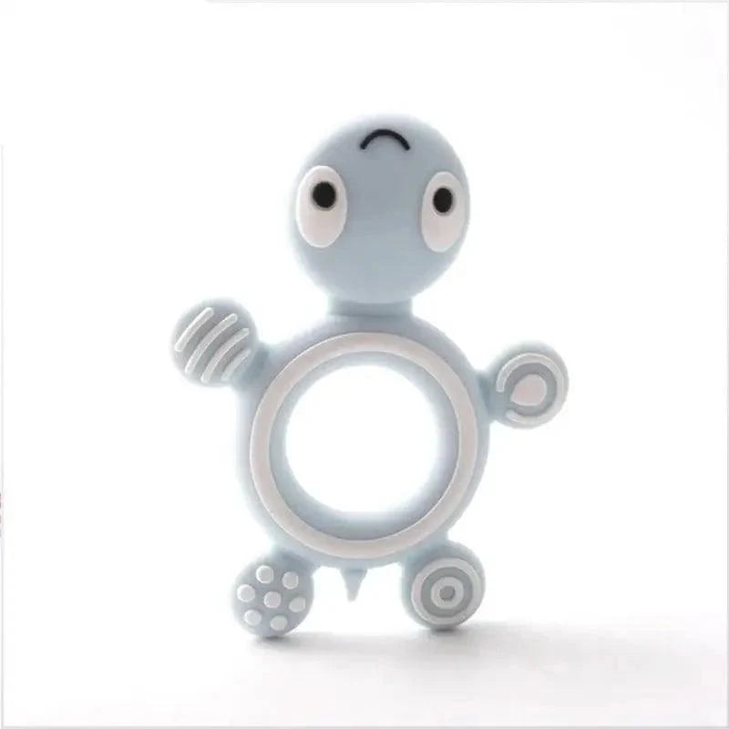Silicone Baby Teethers Turtle 1PC Food Grade Animal Silicone Tiny Rod Children's Goods Nurse Gift Baby Teether Toys Bite Bites