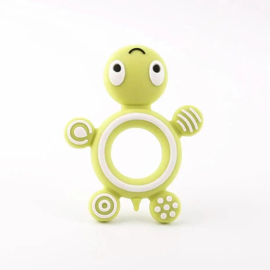 Silicone Baby Teethers Turtle 1PC Food Grade Animal Silicone Tiny Rod Children's Goods Nurse Gift Baby Teether Toys Bite Bites