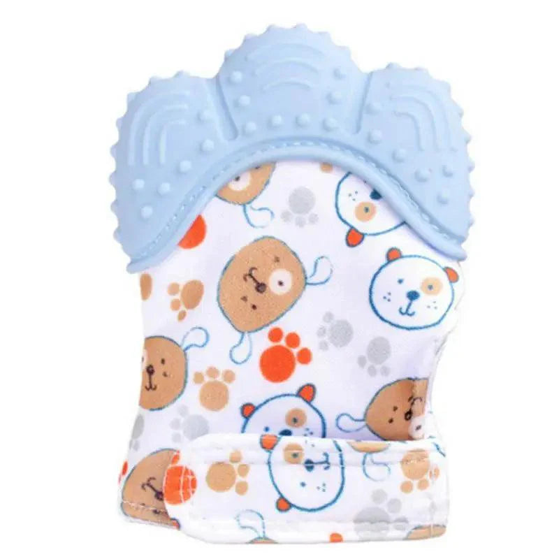 Silicone Cartoon Monkey Toddler Molar Teeth Pain Relief Tool Kids Teether  Teething Beads Baby Shower Gift