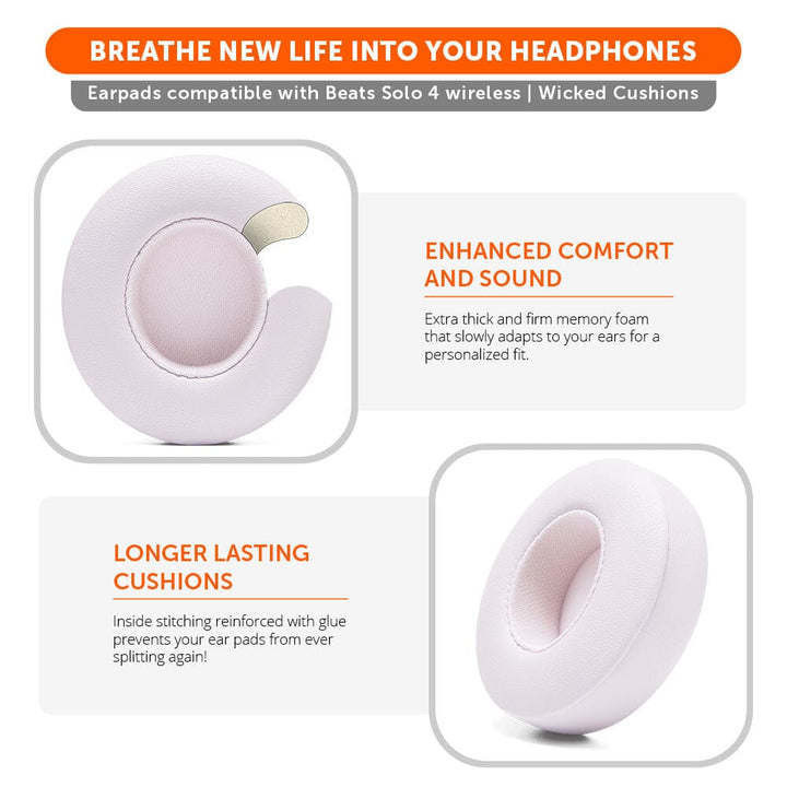 Upgraded Beats Solo 4 Earpads - WC PadZ Solo 4