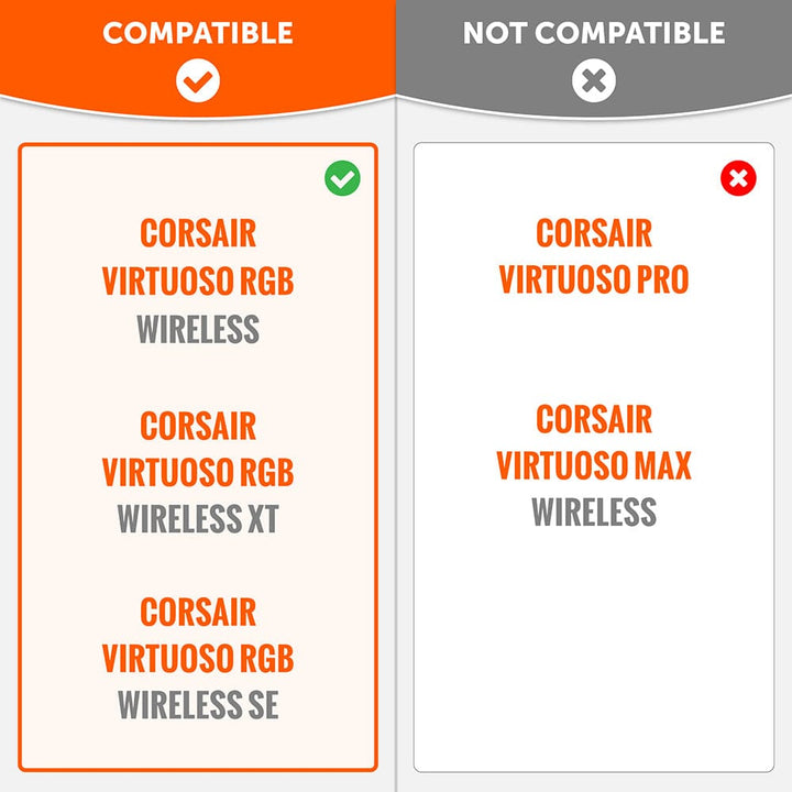 Upgraded Corsair Virtuoso Ear pads