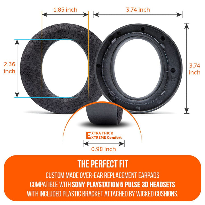 WC FreeZe Pulse 3D - Cooling Gel Earpads For PS5 Pulse 3D Headset