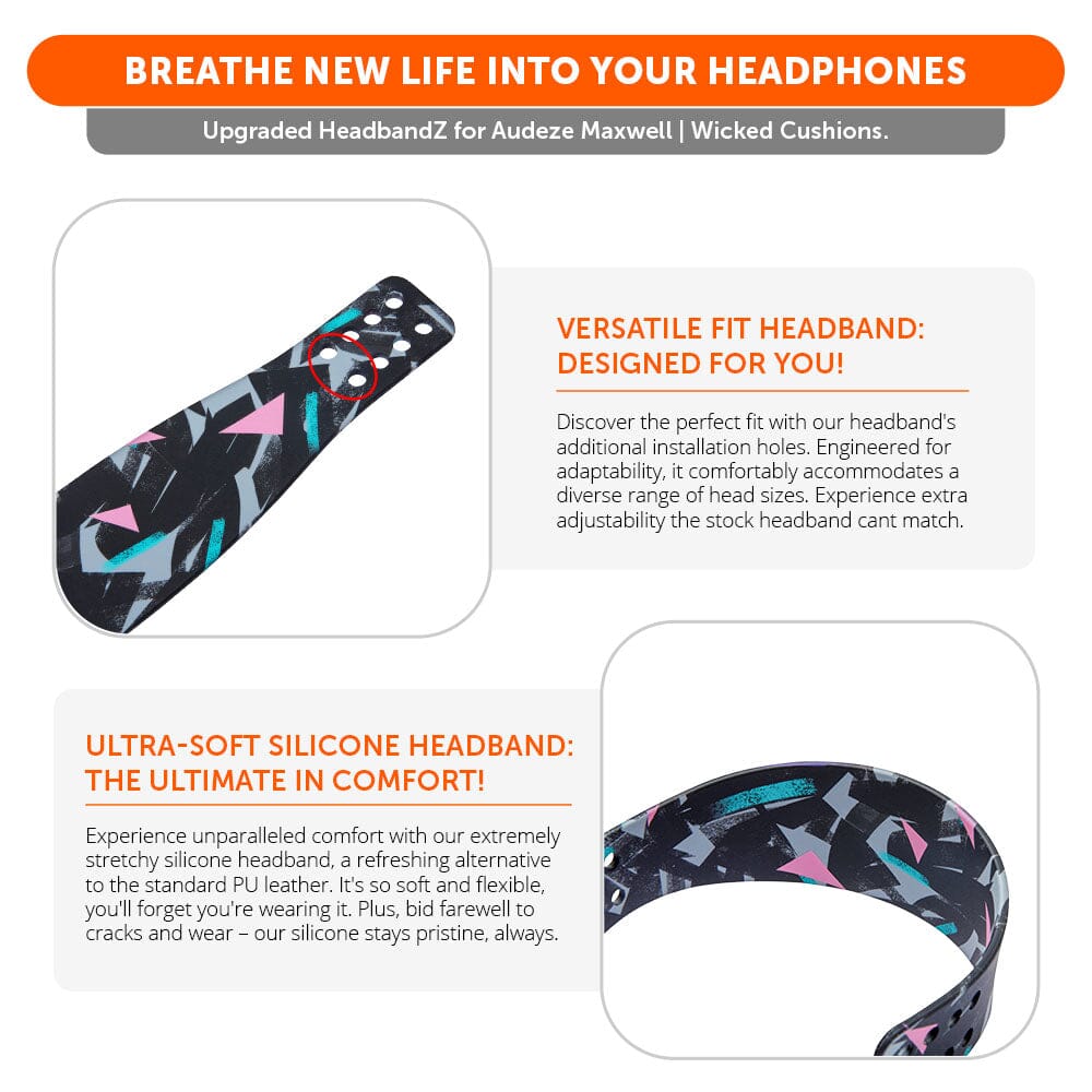 Upgraded Silicone Headband for Audeze Maxwell 1 and 2 - WC HeadbandZ